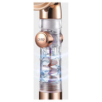 Trade Shop - Doccetta Con Pulsante Stop Multigetto Doccia Bagno Soffione Ventola A Spirale 87533         