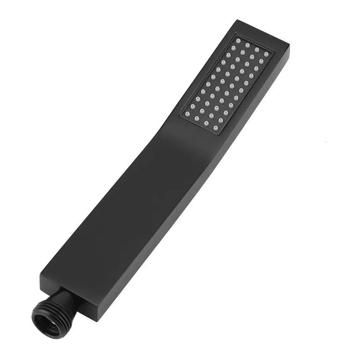 Doccetta curva nero opaco in ottone monogetto e anticalcare