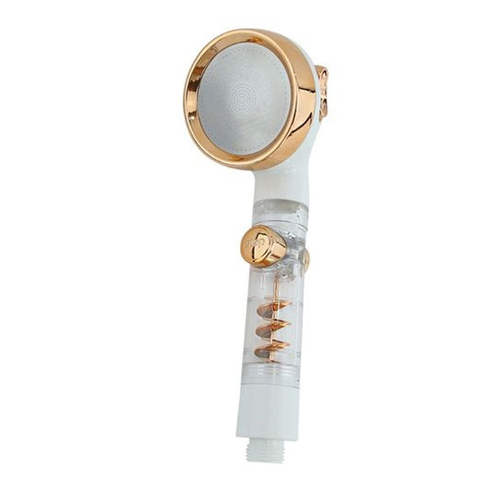 Trade Shop - Doccetta Doccia Bagno Soffione Con Pulsante Stop Multigetto Ventola A Spirale 87532         