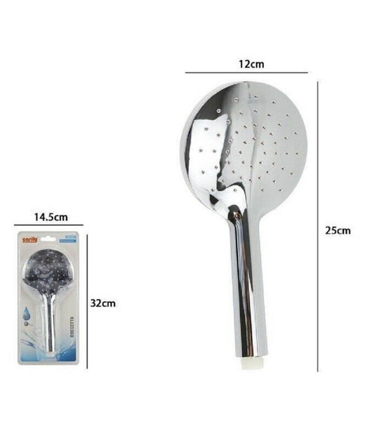 Doccetta Doccino Soffione Doccia Cornetta Moderno 25 X 12 Cm 59227 Tondo Bagno         