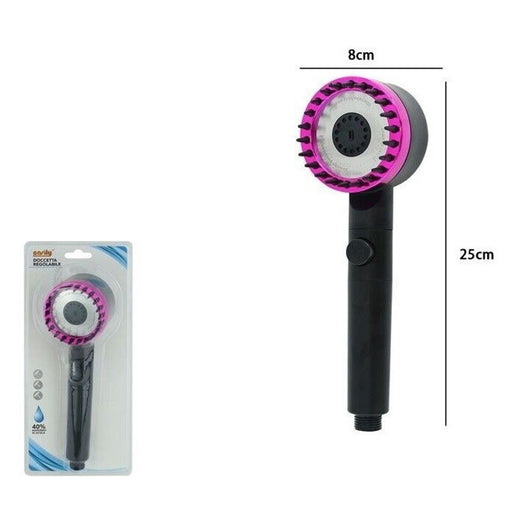 Trade Shop - Doccetta Doccino Soffione Multigetto Bagno Doccia Massaggiante Moderno Pulsante 87525         