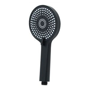 Trade Shop - Doccetta Doccino Soffione Multigetto Doccia Bagno Moderno Nero 11.5x24.5 Cm 87543         