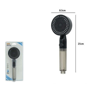 Trade Shop - Doccetta Multigetto Soffione Doccia Filtrato Bagno Con Pulsante Moderno Filtro 87527         