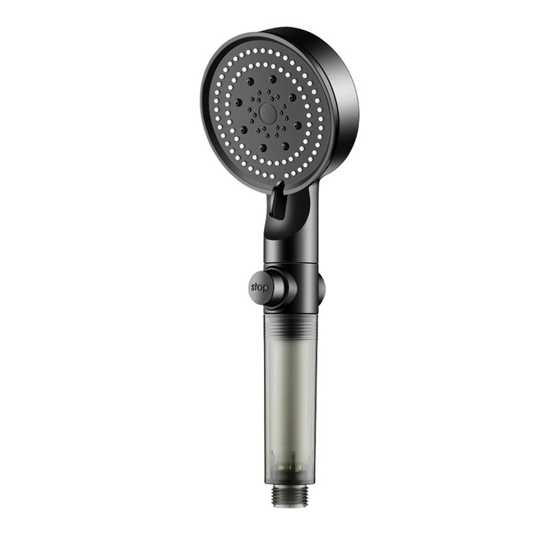 Trade Shop - Doccetta Multigetto Soffione Doccia Filtrato Bagno Con Pulsante Moderno Filtro 87527         