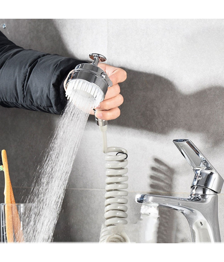 Doccetta Regolabile Piccolo A Mano Soffione Doccia Bagno Rubinetto Massaggio 87492         