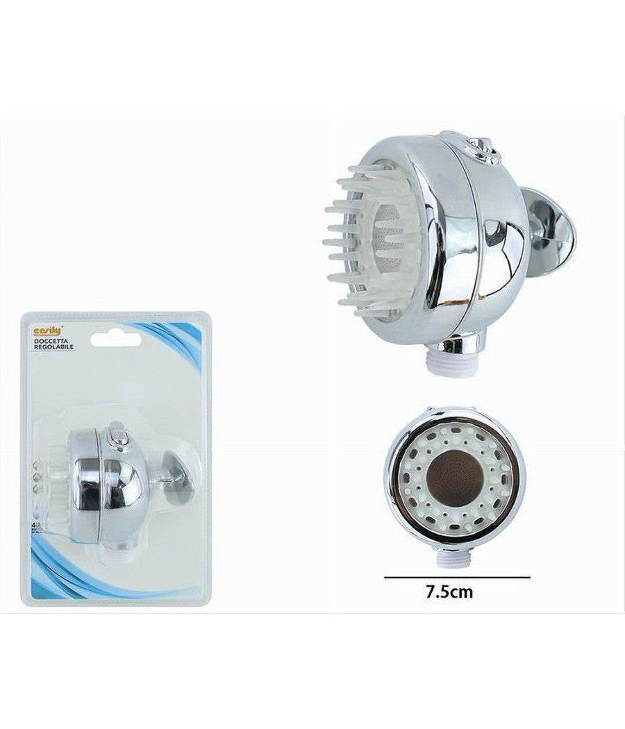 Doccetta Regolabile Soffione Doccia A Mano Con Massaggio A Pioggia Rubinetto 87491         