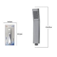 Trade Shop - Doccetta Soffione Doccia Bagno Cornetta Moderna Rettangolare 4.5 X 23 Cm 69087 -