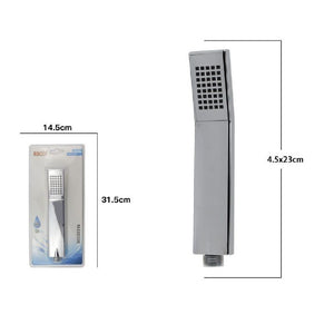 Trade Shop - Doccetta Soffione Doccia Bagno Cornetta Moderna Rettangolare 4.5 X 23 Cm 69087 -