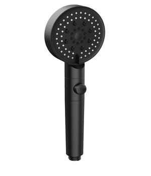 Doccetta Soffione Doccia Bagno Multigetto Cornetta Nero Moderno 8.5 X 25cm 87526         