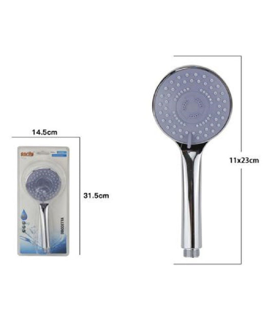 Doccetta Soffione Doccia Cornetta Doccino Moderno Bagno 11x23cm Multigetto 59564         