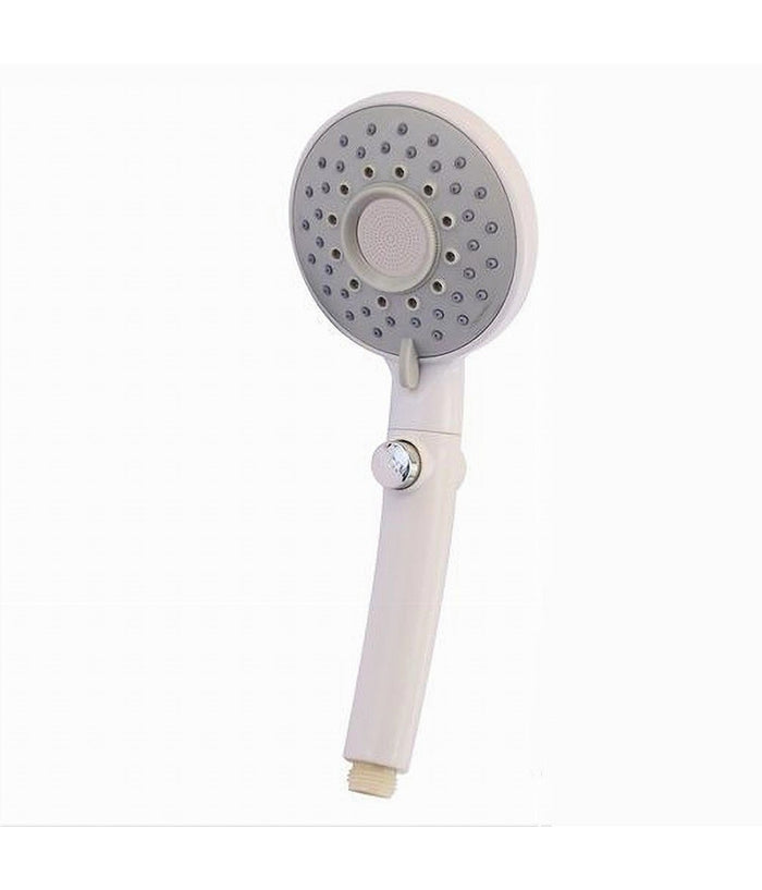 Doccetta Soffione Doccia Multigetto Con Pulsante Rotondo Moderno 10.5x27cm 79702         