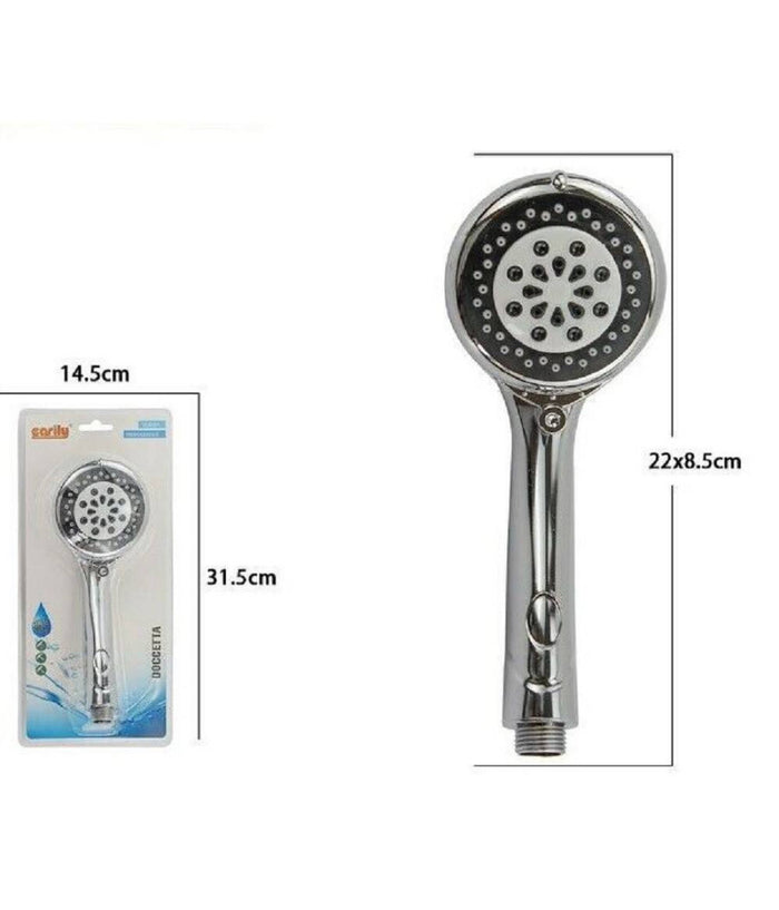 Doccetta Tonda 22 X 8.5 Cm Doccino Soffione Doccia Cornetta Moderno 69299 Bagno         