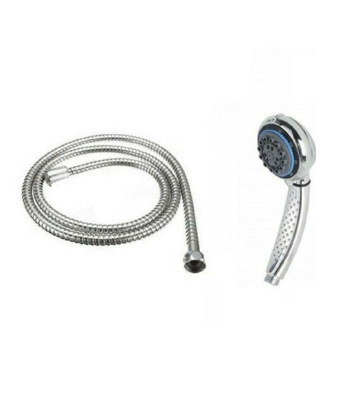 Doccia Doccetta Multifunzione Soffione 8 Getti Anticalcare Con Tubo Flessibile         