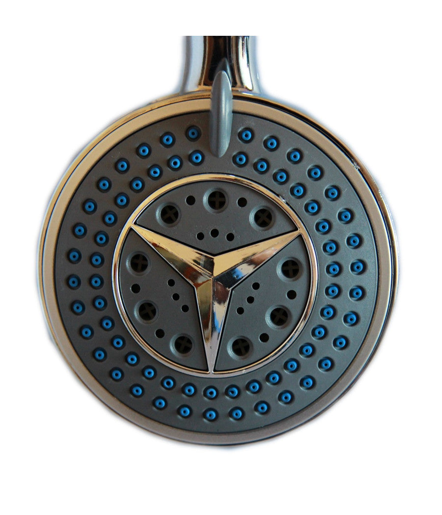 Doccia Doccetta Soffione Cromato 3 Getti Tubo Flessibile 1.5mt Supporto Muro         