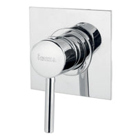 Doccia incasso con piastra quadrata minimalista cromato jackie