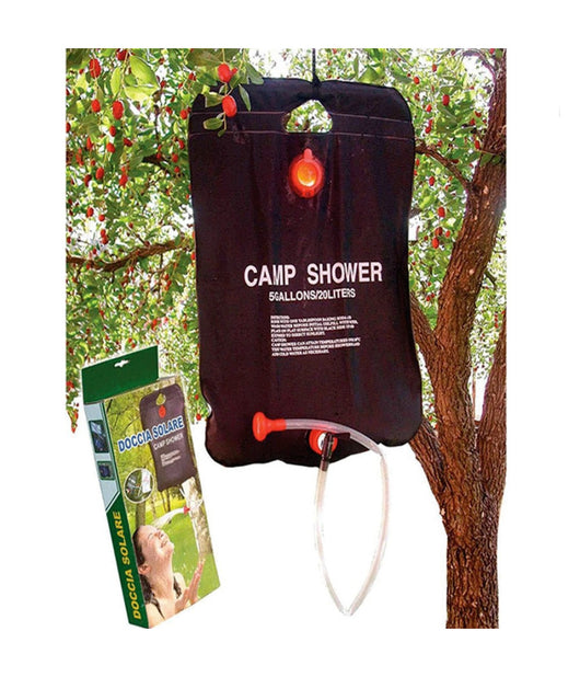Trade Shop - Doccia Portatile A Sacca Doccia Solare Per Campeggio Giardino Outdoor 20 Litri -