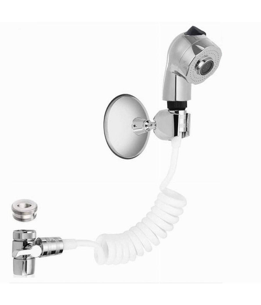 Doccia Rubinetto Tubo Flessibile Deviatore 2 Vie Doccetta 2 Modalità  Getto 59417         