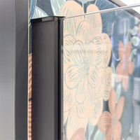 Doccia Walk-In 100 cm nero opaco con vetro trasparente H 200 cm  Tay