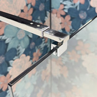 Doccia Walk-In 100 cm trasparente 8 mm profilo cromo H 200 cm  Tay