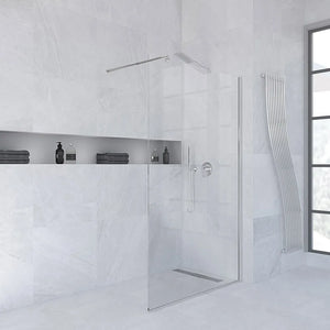 Doccia Walk-In 80 cm cristallo trasparente 6 mm H 200 cm Klug