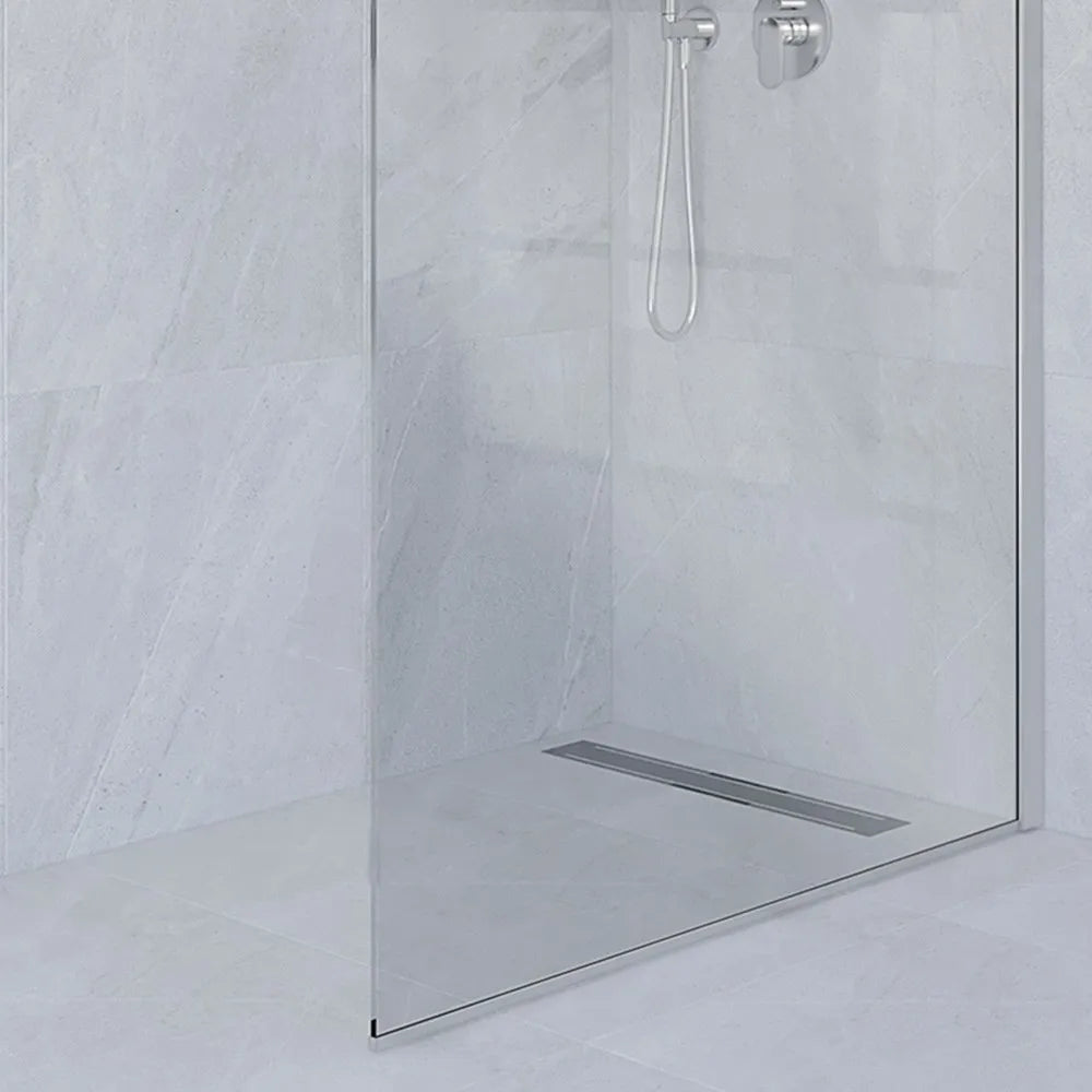 Doccia Walk-In 80 cm cristallo trasparente 6 mm H 200 cm Klug