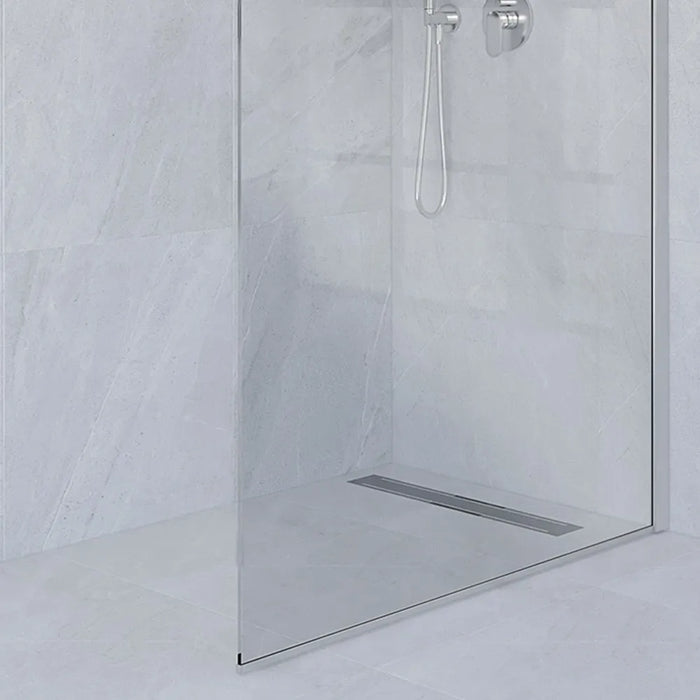 Doccia Walk-In 80 cm cristallo trasparente 6 mm H 200 cm Klug