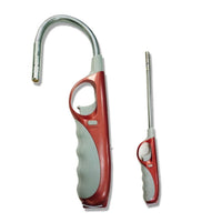 Trade Shop - Accendino Accendigas Xl Ricaricabile Con Becco Flessibile Per Barbecue Forno -