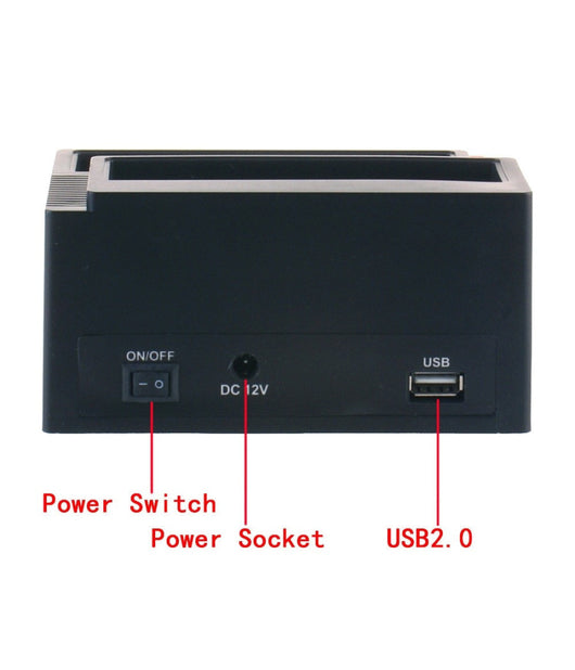 Docking Station Triplo Triple 3 Hard Disk 3,5 2,5 Doppio Sata 1 Ide Hd Box         
