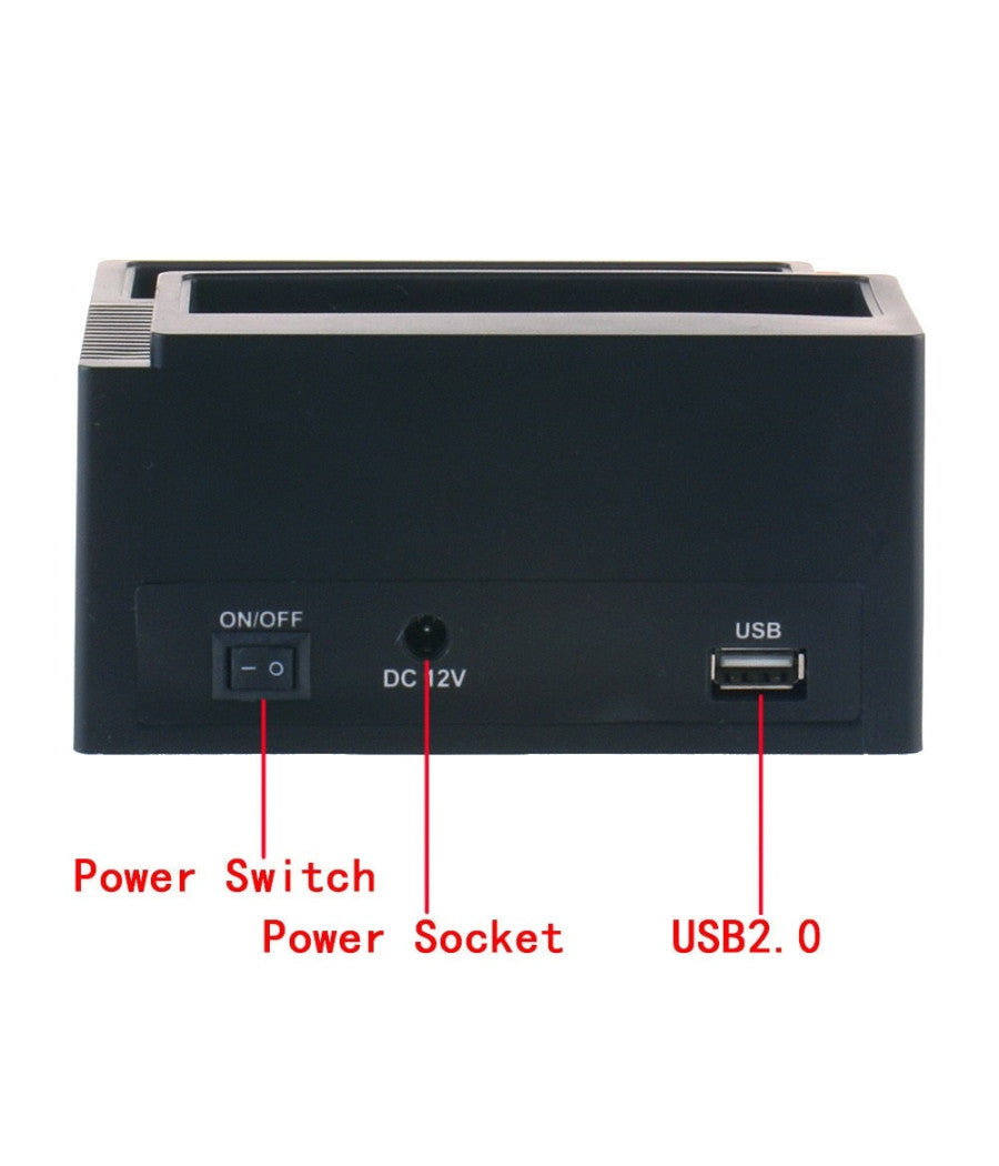 Docking Station Triplo Triple 3 Hard Disk 3,5 2,5 Doppio Sata 1 Ide Hd Box         
