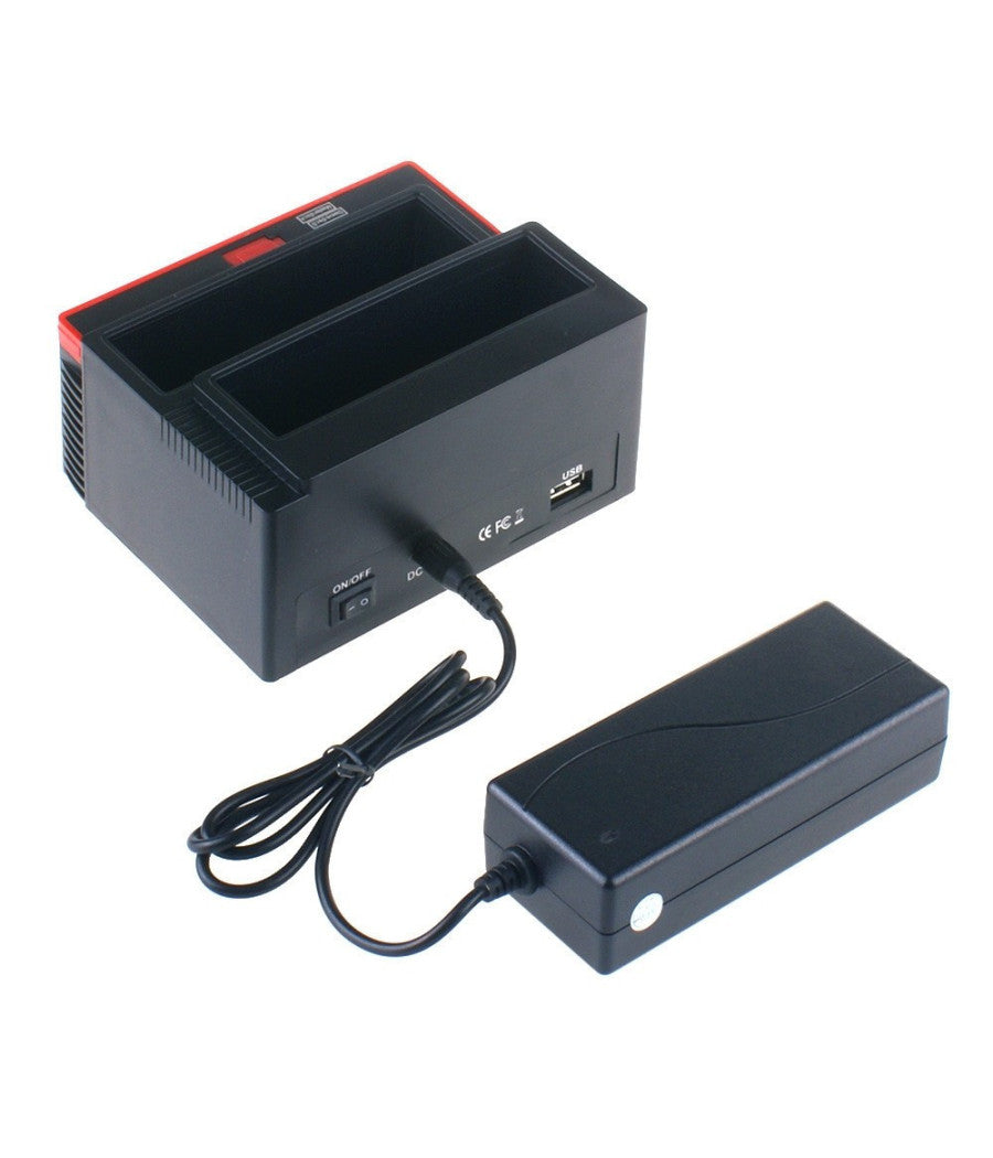 Docking Station Triplo Triple 3 Hard Disk 3,5 2,5 Doppio Sata 1 Ide Hd Box         