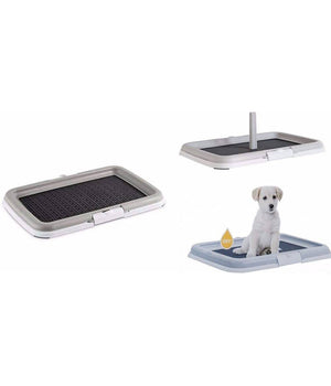 Dog Toilette Cani Lettiera Puppy Training Wc Lavabile 3 Livelli Bisogni 39x59x5cm Torretta         