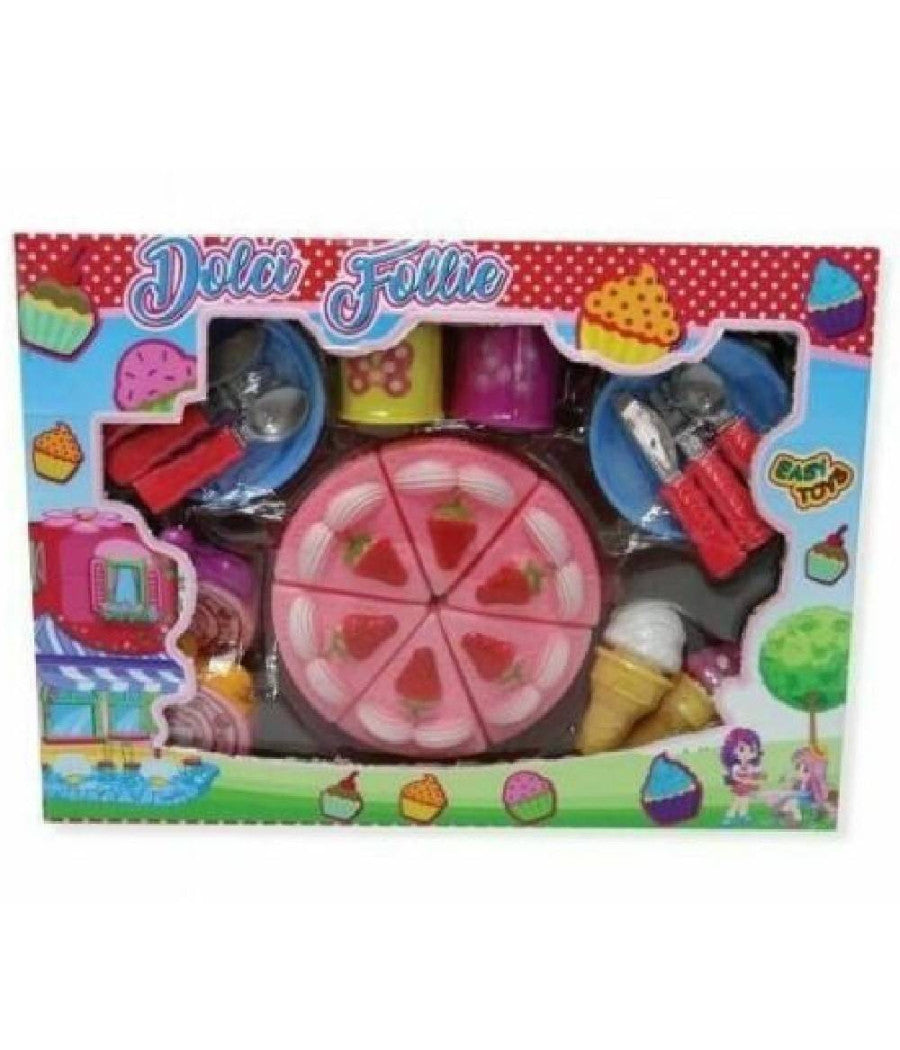 Dolci Follie Torta Cono Gelato Vari Accessori Giocattolo Gioco Bambina         