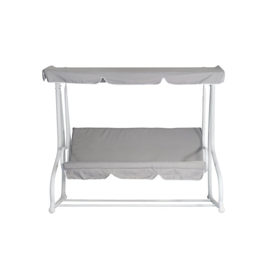 Dondolo MOIA a 3 posti in poliestere grigio chiaro