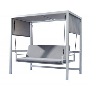 Dondolo MOIA per 3 persone con schienale abbattibile