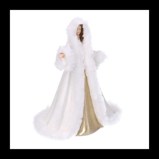 Donna resina bianco cm 18,5x15h24