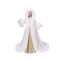 Donna resina bianco cm 18,5x15h24