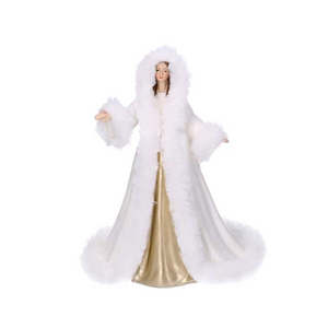 Donna resina bianco cm 18,5x15h24