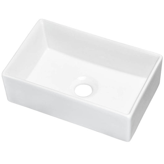 Mobile Pensile Sottolavabo Doppio Newport a 4 Cassetti e 2 Lavabi Rettangolari Bianchi 100x71x40 cm - Effetto