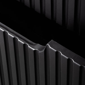 Mobile Sottolavabo Doppio da Parete NEWPORT con 4 Cassetti 160 x 60 x 40 cm - Nero [en.casa]