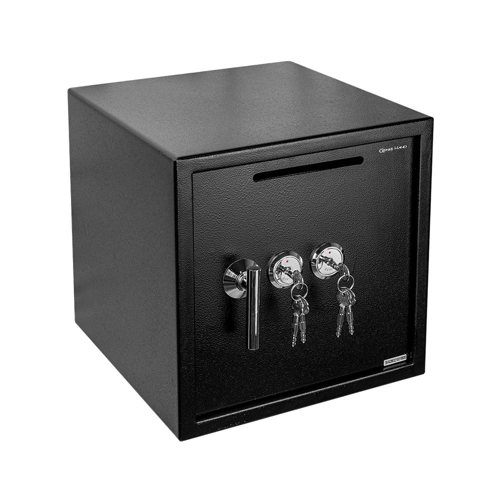 Genie Hand Cassaforte Doppia Serratura Deposito 35x35x35 cm
