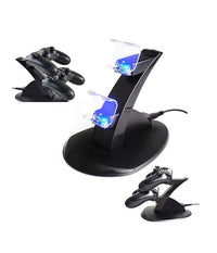 Doppio Caricatore Joypad Playstation 4 Controller Ps4 Dualshock 2 Micro Usb         