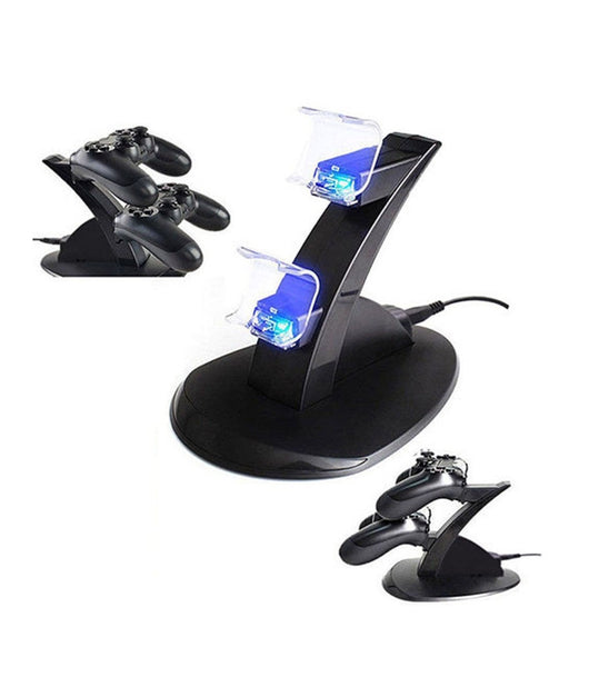 Doppio Caricatore Joypad Playstation 4 Controller Ps4 Dualshock 2 Micro Usb         