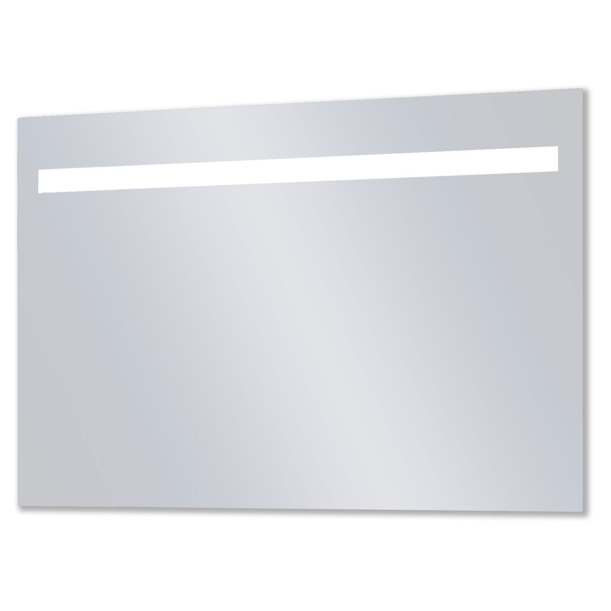 Specchio da bagno retroilluminato strip led geigor, misura 70x50