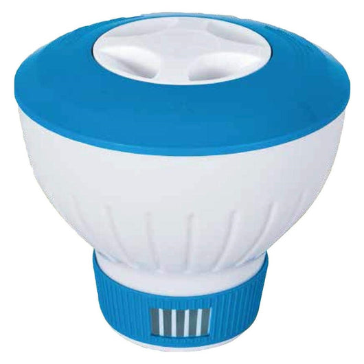 Trade Shop - Dosatore Di Compresse Pastiglie Di Cloro Galleggiante Per Piscina 18x17cm 020058 -