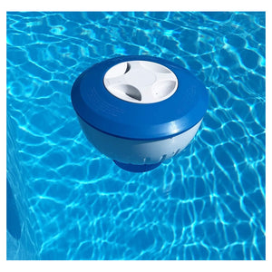Trade Shop - Dosatore Di Compresse Pastiglie Di Cloro Galleggiante Per Piscina 18x17cm 020058 -