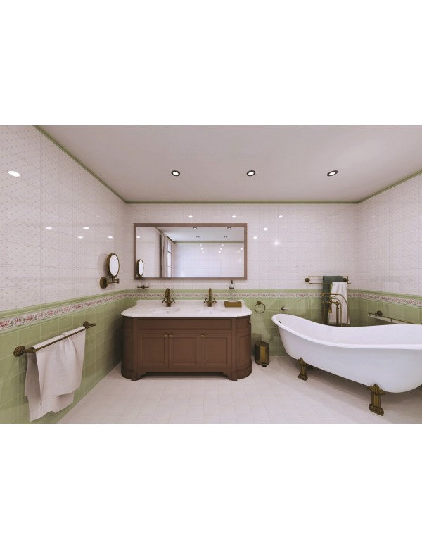 Portasciugamani doppio RETRO in ottone 66,5x12,5x11,5 cm