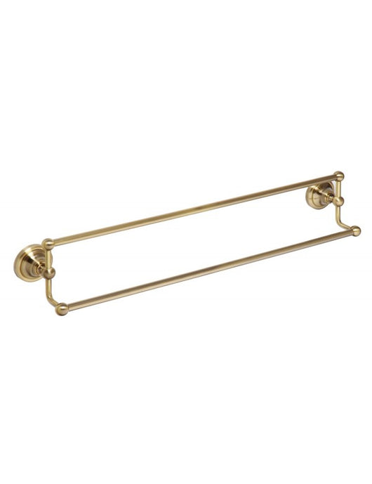 Portasciugamani doppio RETRO in ottone 66,5x12,5x11,5 cm