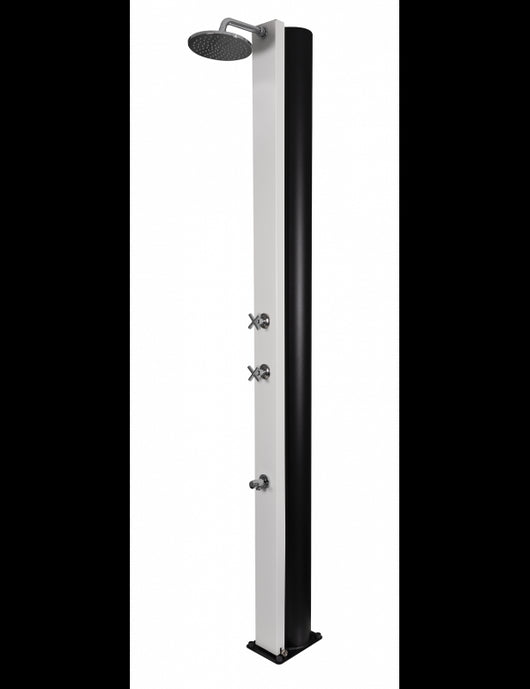 CROSS Doccia Solare Bianca con Risciacquo Piedi - 40L