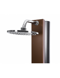 CROSS Doccia Solare Piscina Marrone Rustico con Risciacquo Piedi - 40L