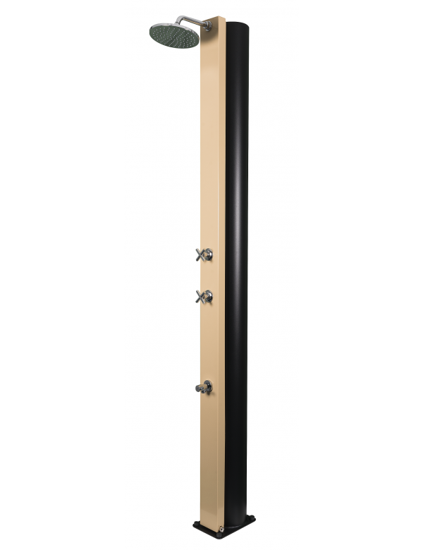 CROSS Doccia Solare Piscina Beige con Risciacquo Piedi - 40L